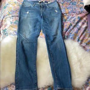 BULLHEAD MEDIUM WASH SKINNY JEANS